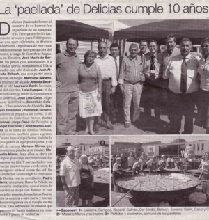 La "paellada" de Delicias" cumple 10 a�os'